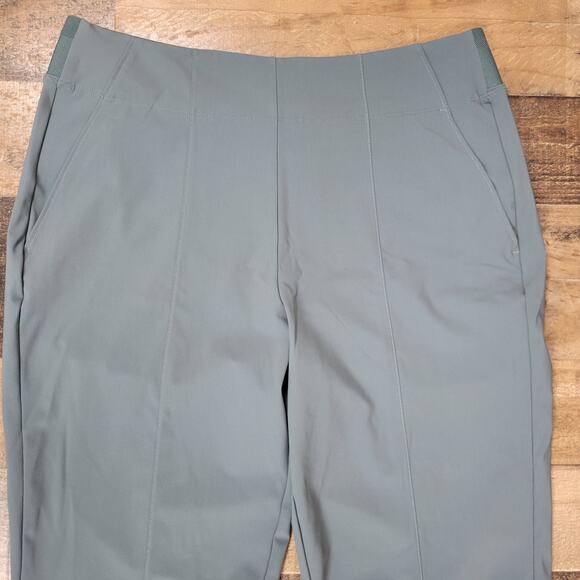 Athleta Womens 10P Cosmic Kick Flare Pull On Pant Metropolis‎ Gray Casual 981485 - Picture 3 of 13